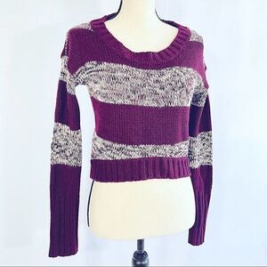 Cropped Knit Sweater